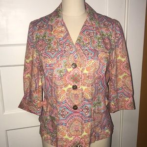 Charter Club Calico Jacket